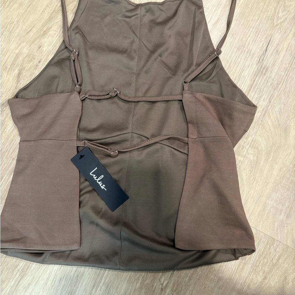 Lulu's Chocolate Brown Camisole Top